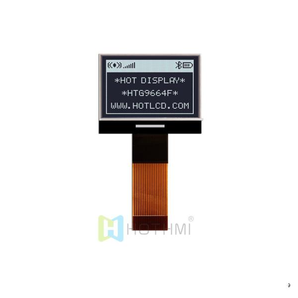 Cheap 1.1" 96X64 Graphic COG LCD | DFSTN-Display | With White Backlight 3.0V | White Text on Black Background | Arduino | ST7549 for sale