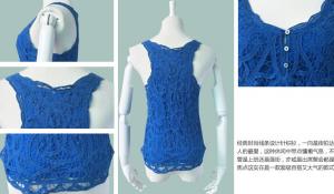 Best Knitted, Crocheted, Tassel, Women Floral, Crochet Sleeveless Vest Tank Top Tunic Shirt wholesale