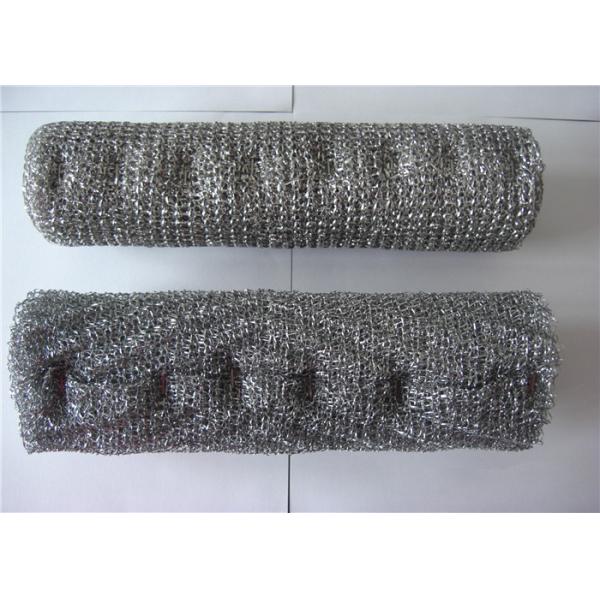 Knitted Wire Mesh Pad Demister SS304 316 99.8% Filter For Mass Transfer