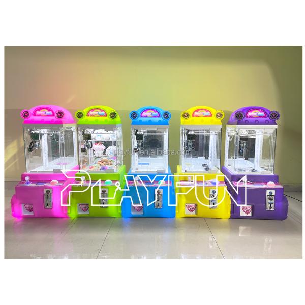Playfun Factory Directly Price Super Man Mini Commercial Small Doll Coin Operated Toy Crane Claw Machine for Mexican Market