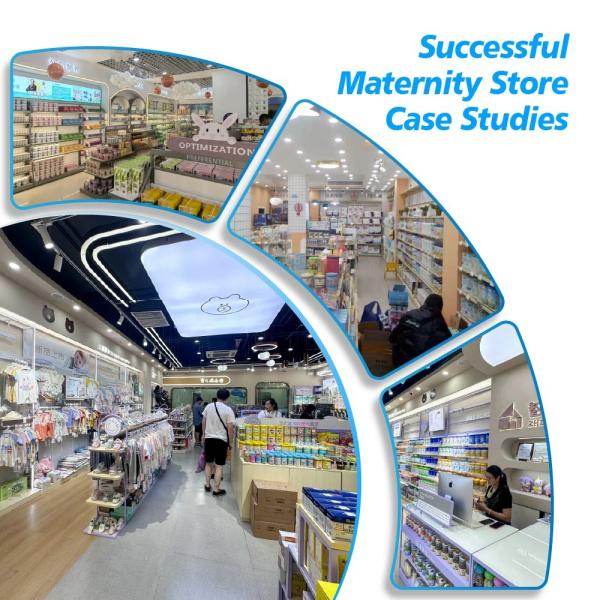 M2-C4 Robust Structure Transparent Display Island For Promotion In Maternity & Baby Store