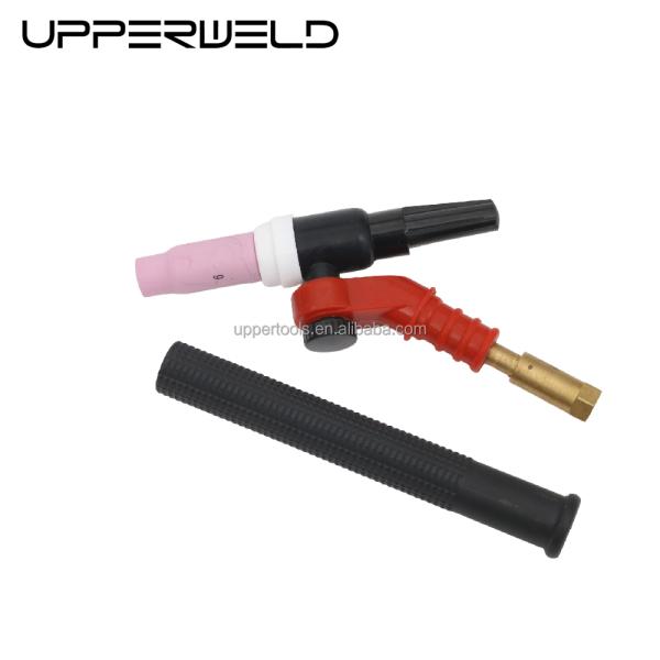 Flexible WP17 NR17 TIG Welding Torch with Upper Swivel Head and 360 Degree Rotation