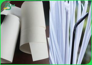 Best Straw Wrapping 24 - 35GSM Eco - friendly Food grade White Kraft paper wholesale