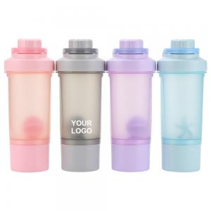 Best 16 Oz Vacuum Mug 500ml Portable Sport Gym Drink Blender Protien Plastic Shake Protein Shaker Cup wholesale