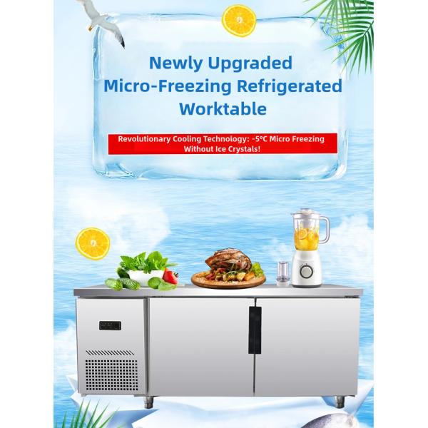 Non-Freezing Micro-Freezing Refrigerated Worktable for Voltage/Frequency or customized