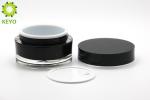 Acrylic Plastic Wide Mouth Empty Cosmetic Containers 100g For Moisturizing Cream
