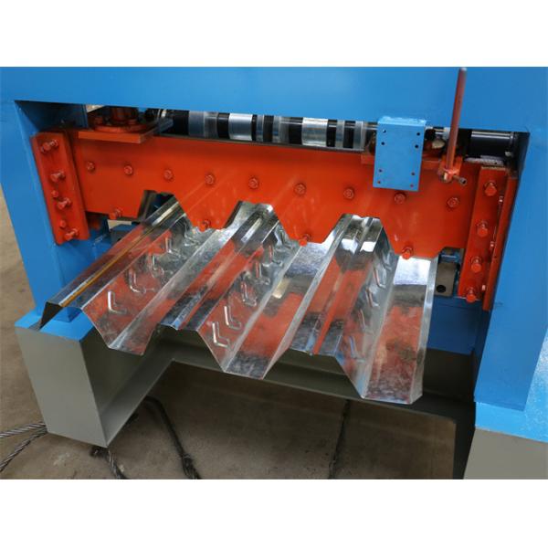 Galvanized Steel Floor Decking Roll Forming Machine Material Thickness 0.8-1.5 Mm