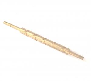 Best Precision Brass Steel Worm Gear Shaft 7.96mm Diameter 112mm Length wholesale