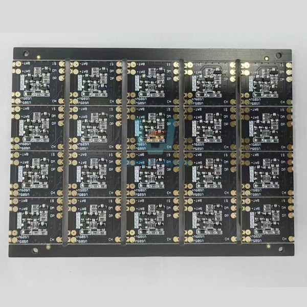 Black Printed Circuit Board Assembly PCBA Immersion Gold Process