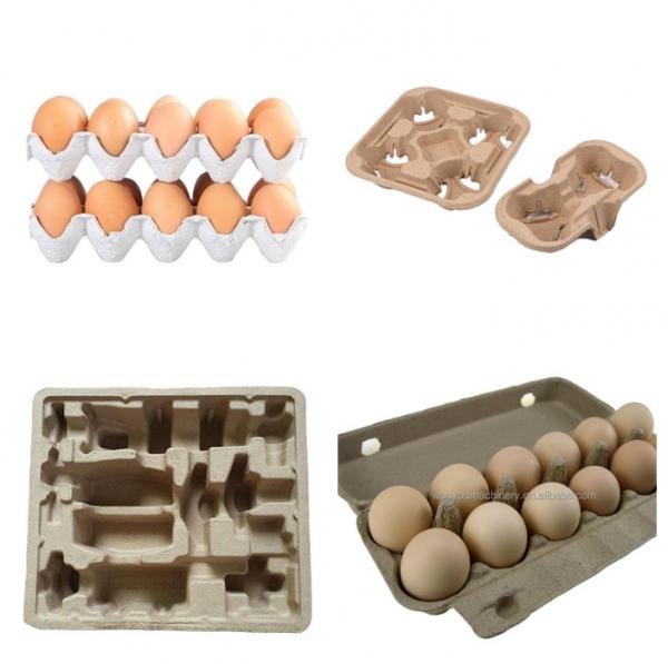 Recyclable Waste Paper Wet Press Paper Egg Tray Molding Machine For Molded Pulp