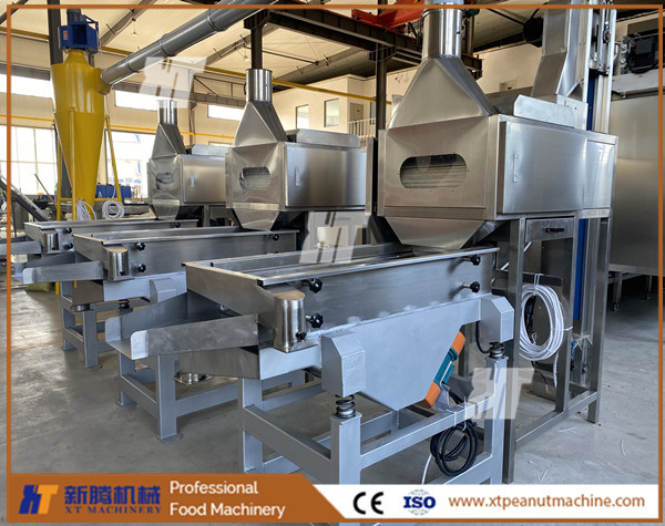 Air Cyclone Groundnut Processing Machine SUS304 Roasted Groundnut Peeling Machine