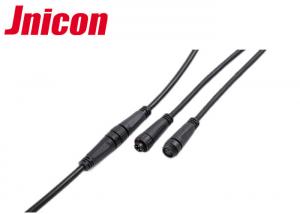 China Jnicon M12 Waterproof Male Female Connector , Cable Welding 4 Pin Connector Male Female on sale