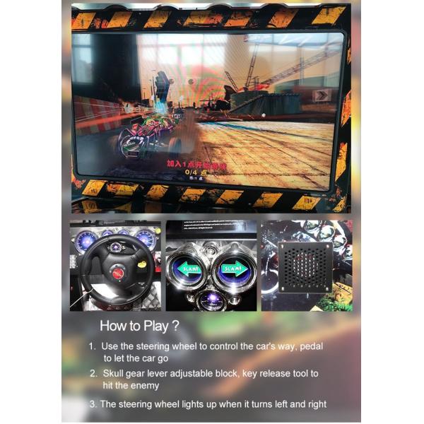 Upgrade Color Cabinet Dynamic Music Dynamic Dirty Driving Racing 42 Inch Game Machine