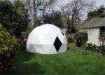 Rainproof Canvas Geodesic Dome Tent Easy To Install Small Party Marquees Tent
