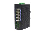 MSG1208P 100Base-T RJ45 1000M PoE Industrial Ethernet Switch 3W