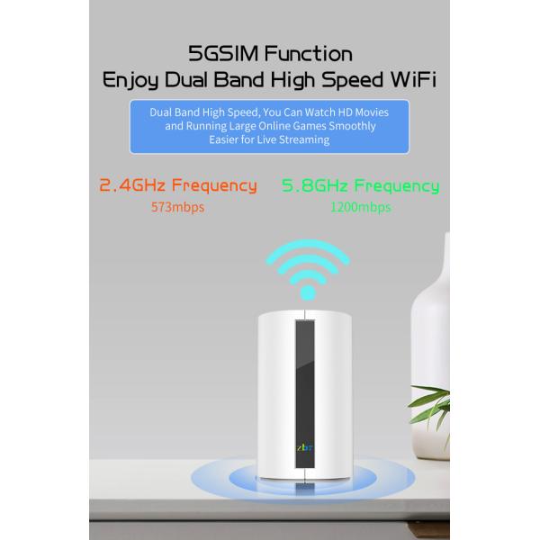 1800Mbps Dual Band 5G CPE WiFi 6 Mesh Router
