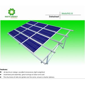 Best Universal Solar Ground Mounting Bracket Solar Panel Power Racking Systems wholesale