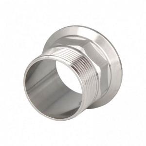 Best Forged Sanitary Stainless Steel Male Thread Pipe Fitting Tri Clamp Adapter for Dairy wholesale