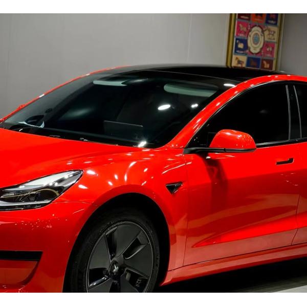 PPF-1001 Ross Red Colour Colour Change Paint Protection Film 8mil Thickness Ashland Glue