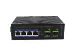 3W IP40 MSG1204P 1000M 100Base-T Fiber PoE Ethernet Switch