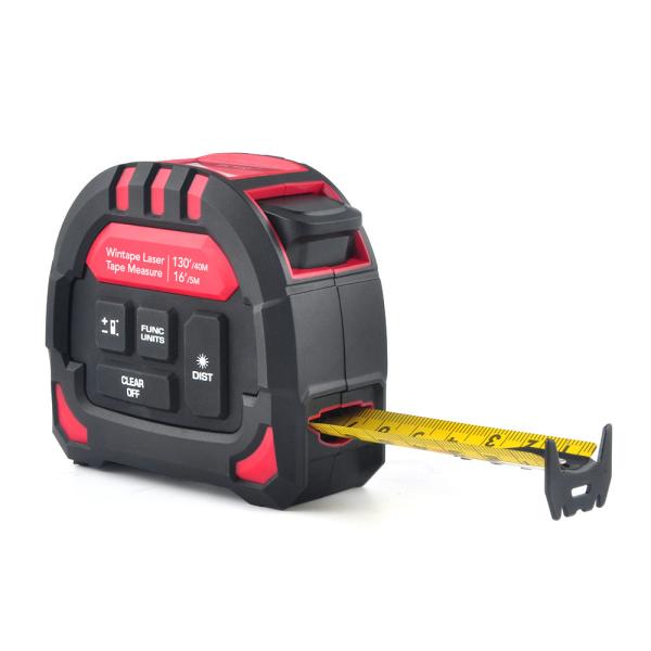Cheap RoHS 2 In 1 Advanced Laser Measure Tape Distances Tool Laser Precision Measurement Tape for sale