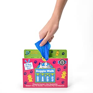 poop bags tie handle