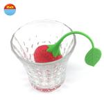 Best cute strawberry shape tea strainer filter travel buddy non plastic loose