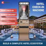 Self-service check-in machine, smart hotel self-service check-in, check-out,