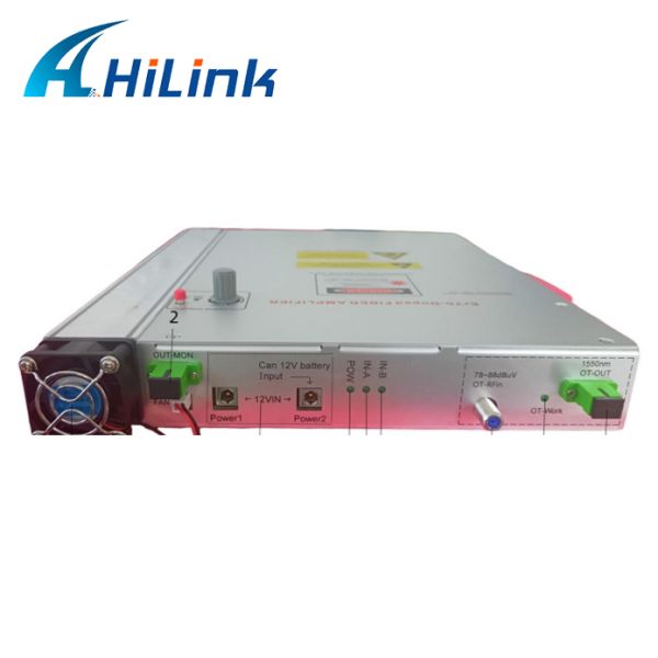 High-power 1550nm Mini EDFA Fiber Amplifier with Built-in Optical Switch for CATV and FTTB Networks