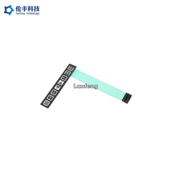 PET Autotype Metal Dome Membrane Switch , matte surface Membrane Switch Panel