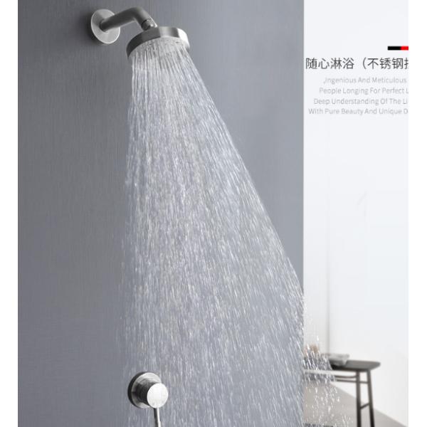 OEM Brushed Golden Concealed Rain Shower Faucets