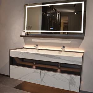 Best Wall Mounted Cabinet Bathroom Vanity LED Light Mirror Cabinet wholesale
