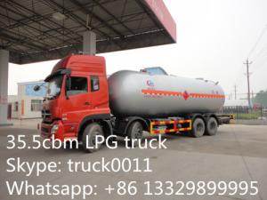 China factory sale best price HOWO 14.7tons lpg gas dispensing truck,HOWO 8*4 LHD 35.5M3 lpg gas truck with lpg gas dispenser on sale