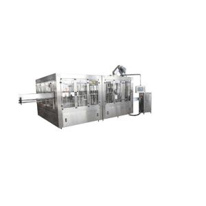 PLC Controlled Carbonated Soft Drink Filling Machine , Soda Bottling Equipment