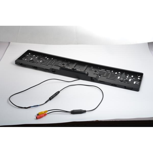 DC 12V Plate Mount Front And Rear Backup Camera With 100° Horizontal Angle