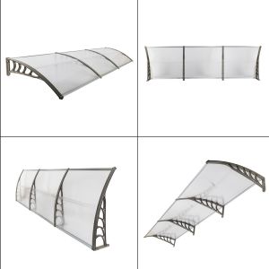 Best Ultraviolet resist 120cm Outdoor Polycarbonate Awning wholesale