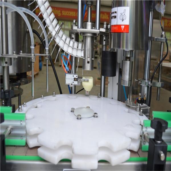 Aluminium Vial Spray Bottle Filling Machine , Screw Capping Yogurt Filling Machine