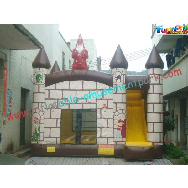 OEM Outdoor Inflatable Bouncer Slide Commercial / Home Use For Kids