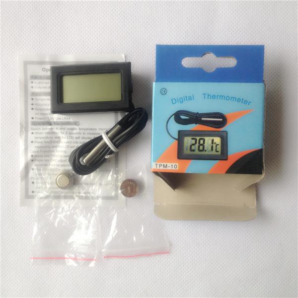 Cold Storage Portable Fridge Thermometer / Digital Fridge Freezer Thermometer