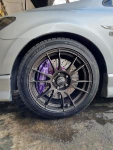 China Toyota Previa 4 Piston Car Brake Calipers Painted Purple Color on sale