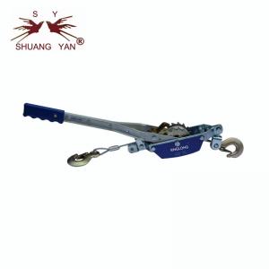 China Manual Wire Rope Winch Overload Protection Small Mini Size Upper Hook Design on sale