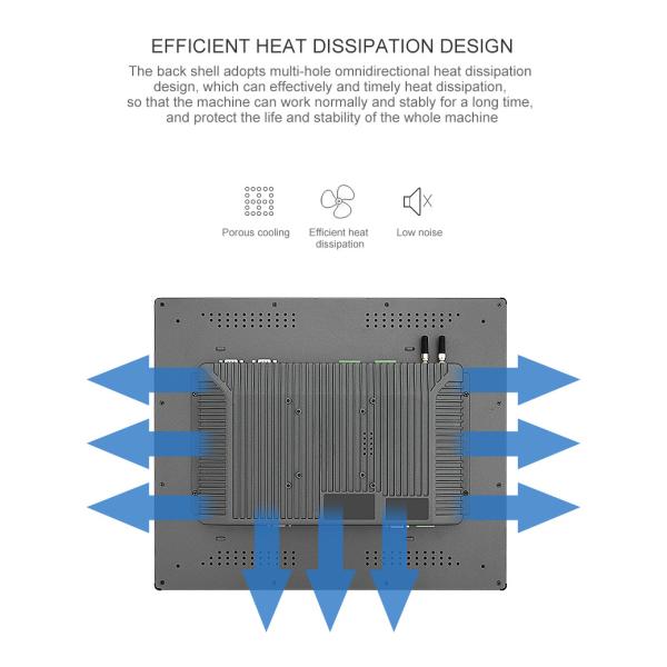 1366x768 Desktop Ultra Thin Catering Cash Register Embedded Touch Panel PC