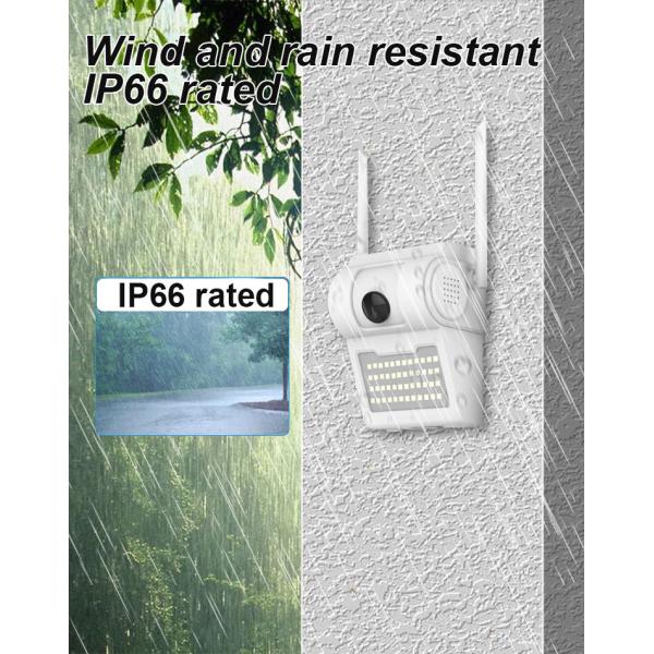 2MP 5MP Outdoor Smart Wireless Wifi Camera Waterproof For Wall Yard Lamp