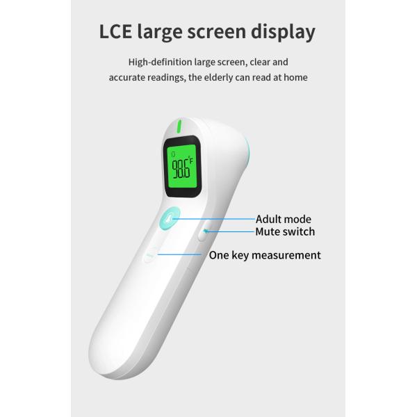HD LCD Display Infrared Thermometer Non Contact For Body Temperature