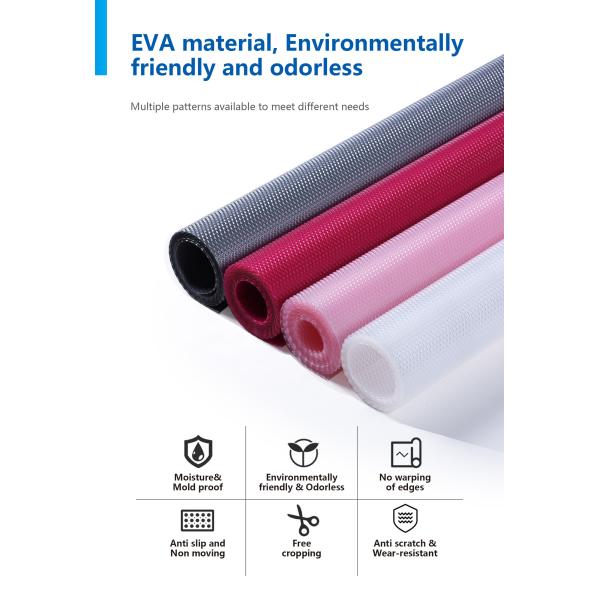 Non Sticky EVA Plastic Anti-slip Mats Pads for Kitchen Refrigerator Desk Shelf Liners