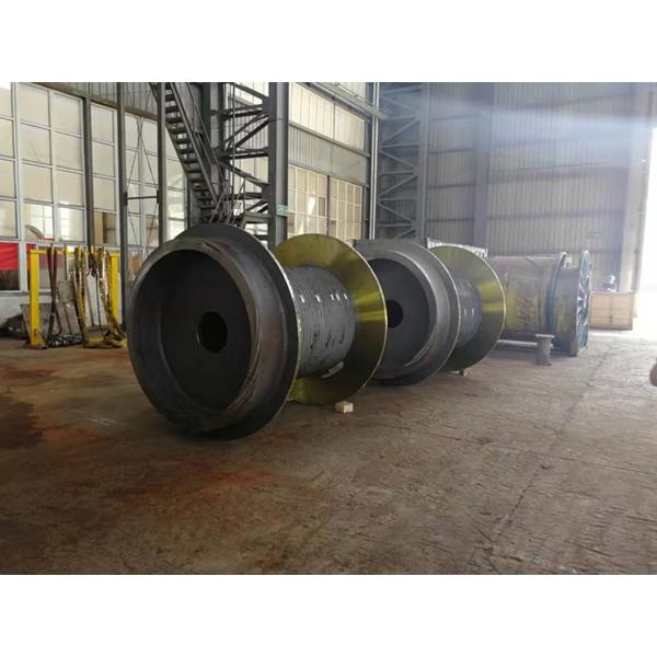 Diameter 48mm Lebus Rope Grooves Machined In Crane Winch Drum
