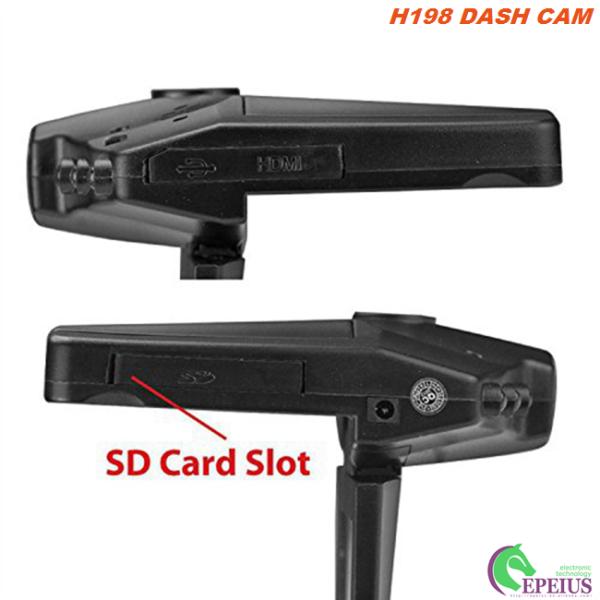 Cycle Recording Car Dvr Camera VGA / QVGA With Rechargeable Lithium Battery