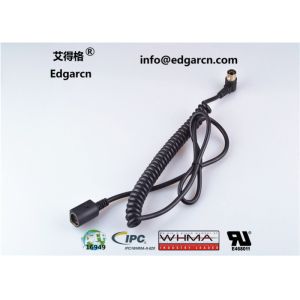 Buy cheap Length 1000mm Coiled Cable Cord , Injection Molding Car Wiring Harness from wholesalers