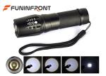 CREE XM-L T6 Zoomable LED Flashlight Torch with 3 Mode Adjustable Brightness