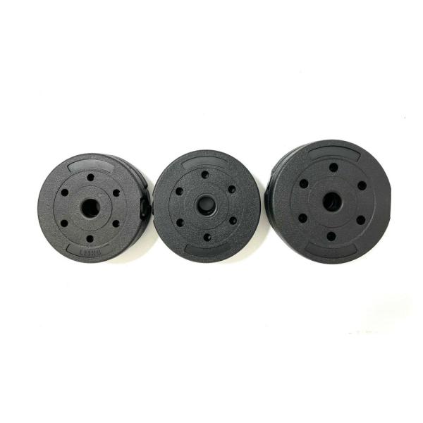 Wholesale Ladies Home Use Colored Cement Dumbbells PP Friendly Plastic Ring Dumbbell